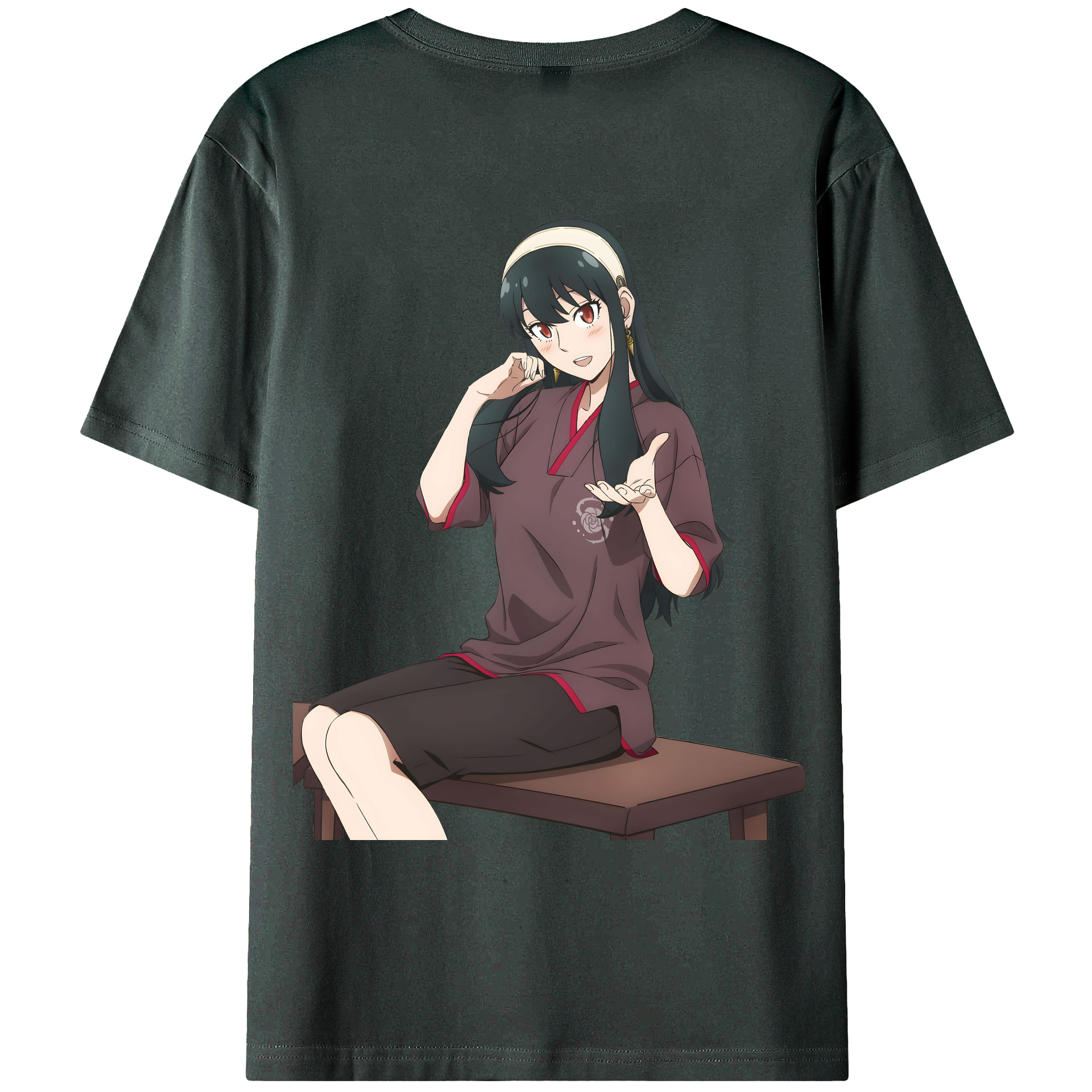 （画像用） SPY×FAMILY间谍家家酒 綿100％ メンズ半袖Tシャツ（バックプリント） 通気性